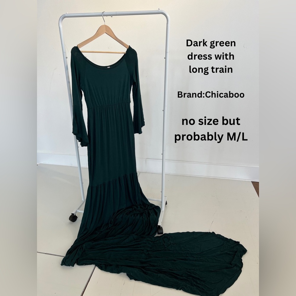 Women’s dark green dress